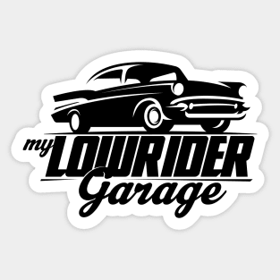 My lowrider garage Sticker
